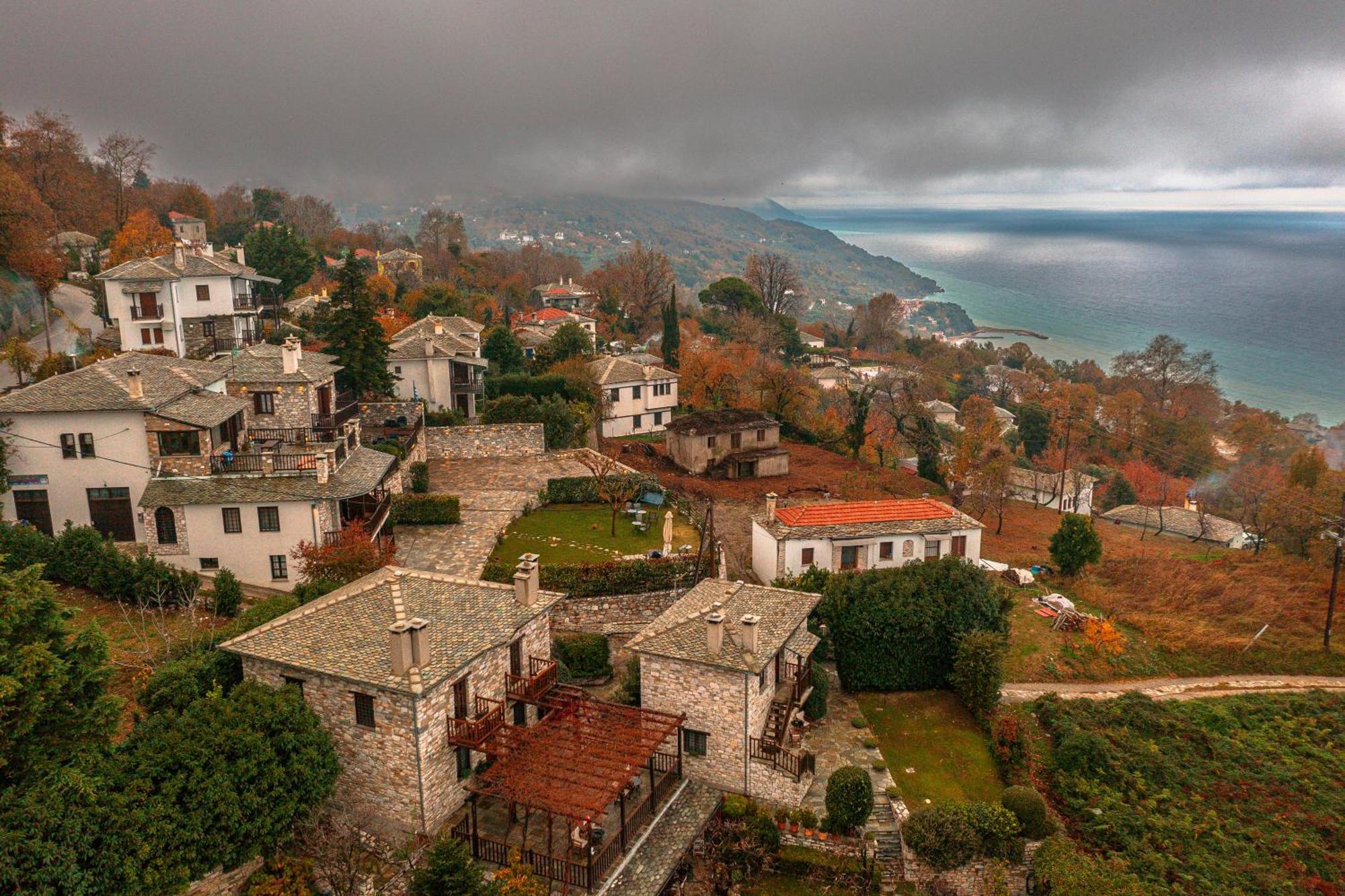 Appartamento Mple Feggari Mourésion Esterno foto